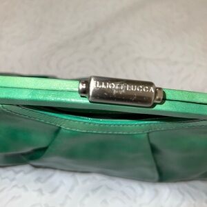 Elliott Lucca Green Clutch 15”x8”